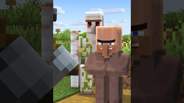 Villagers vs pillagers|#minecraft #shorts Villagers vs pillagers|#minecraft #shorts