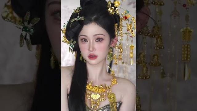Huamei new chinese stacked side bun styling tutorial #new chinese style #xiuhe #shenyang c Huamei new chinese stacked side bun styling tutorial #new chinese style #xiuhe #shenyang c