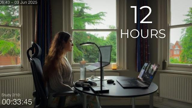 12-hour study session live | cozy uk ambience & customized pomodoro | deep work mode! 12-hour study session live | cozy uk ambience & customized pomodoro | deep work mode!