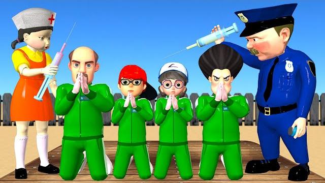 Scary teacher 3d fake doctor squid game and 4 players miss t vs scary stranger vs nick and tani Scary teacher 3d fake doctor squid game and 4 players miss t vs scary stranger vs nick and tani