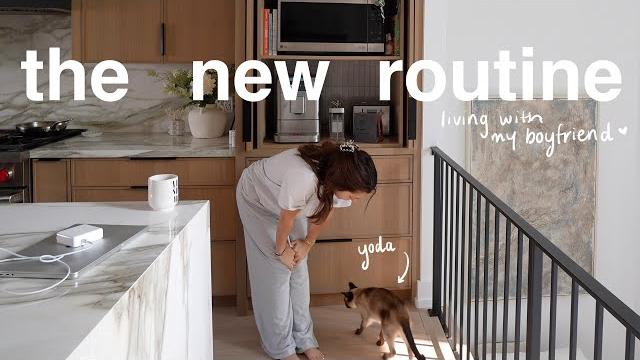 My new routine... (living with a man + a cat) My new routine... (living with a man + a cat)