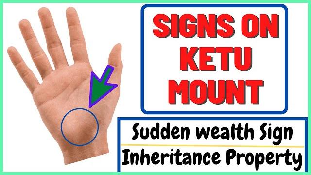 Special signs in ketu mount on palm | sudden wealth sign | ketu sign in hand | palmistry Special signs in ketu mount on palm | sudden wealth sign | ketu sign in hand | palmistry