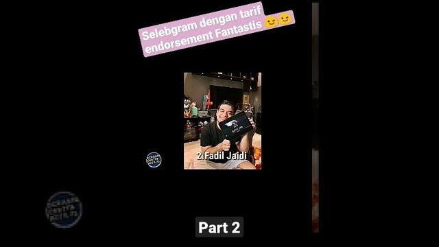 Berapa harga endorse selebgram pemersatu bangsa | part 2 #selebgram #fadiljaidi #endorsment Berapa harga endorse selebgram pemersatu bangsa | part 2 #selebgram #fadiljaidi #endorsment