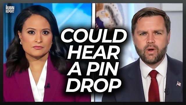 Host didn’t expect this blunt answer from jd vance Host didn’t expect this blunt answer from jd vance