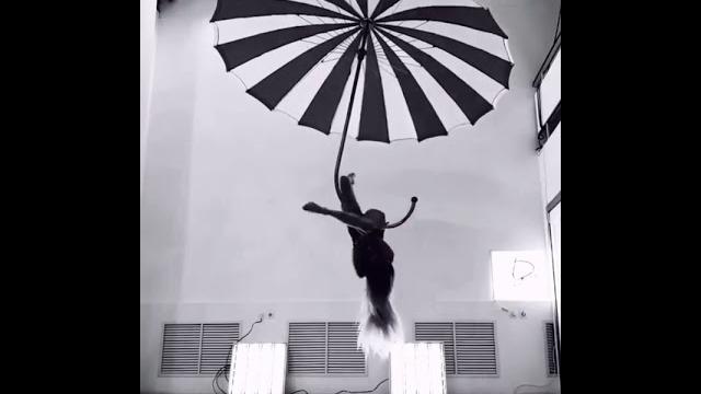 Ariel umbrella. Ariel umbrella.