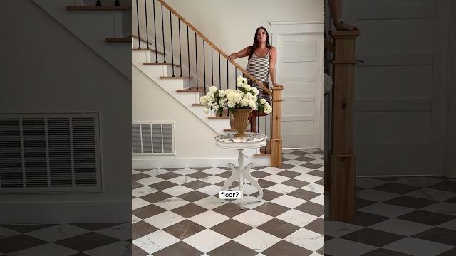 The tile is “leona checkerboard” from edward martin #homerenovation #homeremodel #diyrenovation The tile is “leona checkerboard” from edward martin #homerenovation #homeremodel #diyrenovation