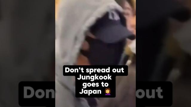 Jungkook of bts rumours at the airport to japan can make jk militarily service longer #jungkook#bts Jungkook of bts rumours at the airport to japan can make jk militarily service longer #jungkook#bts