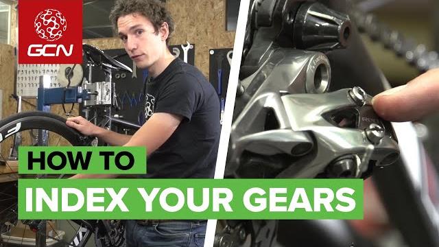 How to index your gears - adjusting your rear derailleur How to index your gears - adjusting your rear derailleur