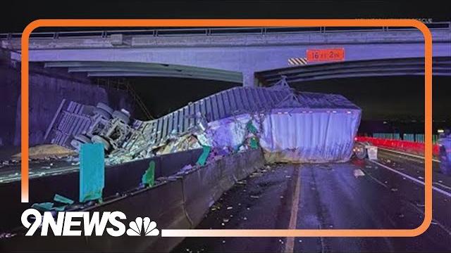 Semi crash closes i-25 near mead Semi crash closes i-25 near mead