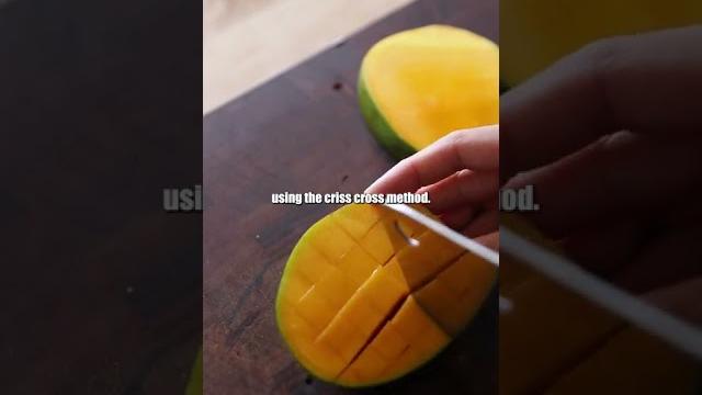 The best way to cut a mango The best way to cut a mango