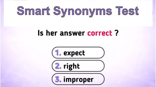 Synonyms quiz - test your english vocabulary Synonyms quiz - test your english vocabulary