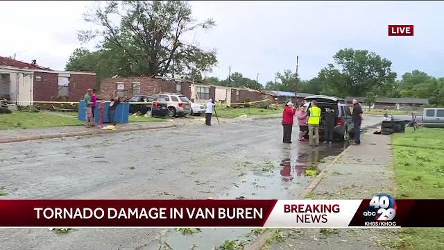 Van buren tornado damage Van buren tornado damage