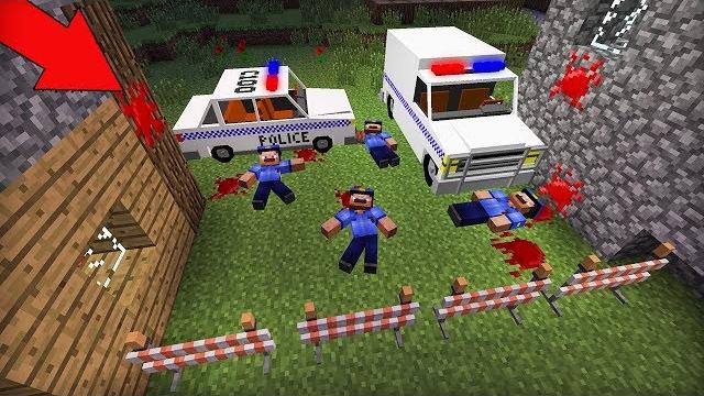 Кто убил всех полицейских в майнкрафт | компот minecraft Кто убил всех полицейских в майнкрафт | компот minecraft