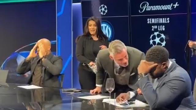 Inter milan vs barcelona 4-3 (7-6) thierry henry,carragher,micah richards reactions in the studio Inter milan vs barcelona 4-3 (7-6) thierry henry,carragher,micah richards reactions in the studio