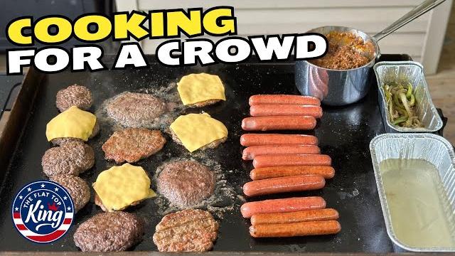 I've cooked burgers for 1000's of people at once - these are my best tips for cooking for a crowd! I've cooked burgers for 1000's of people at once - these are my best tips for cooking for a crowd!