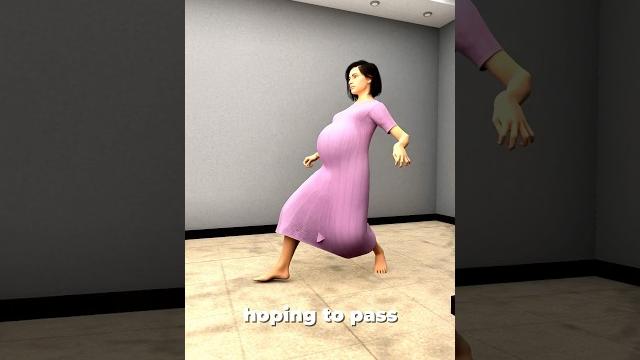 A woman pretends to be pregnant to steal a baby A woman pretends to be pregnant to steal a baby