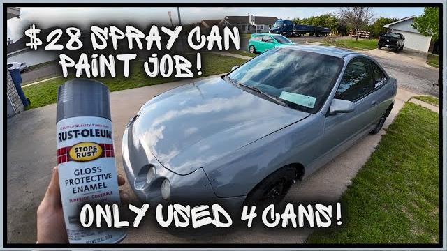$28 cheapest rattle can paint job! it only took 4 cans!! $28 cheapest rattle can paint job! it only took 4 cans!!