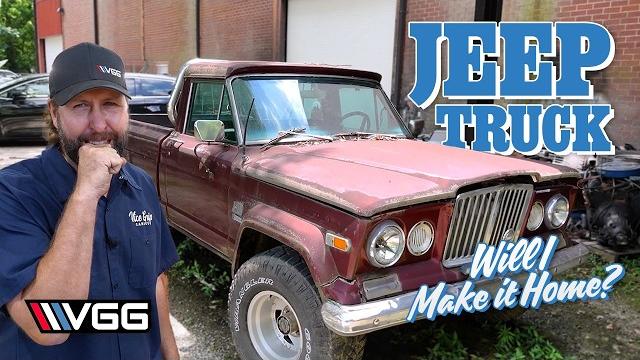 Forgotten buick powered jeep truck - will it run and drive 350 miles home? Forgotten buick powered jeep truck - will it run and drive 350 miles home?