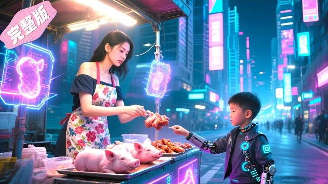 A street vendor auntie gives a child pig trotters, only to be proposed by his billionaire grandpa! A street vendor auntie gives a child pig trotters, only to be proposed by his billionaire grandpa!