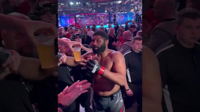 Offering ufc fighters beer after they fight Offering ufc fighters beer after they fight
