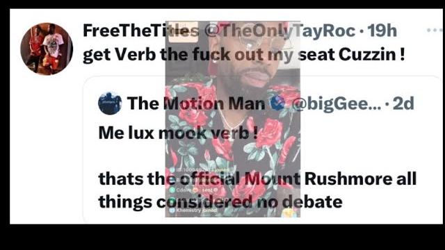 Aye verb violates tay roc on bingo live omg! #battlerap #urltv #rap #tayroc #ayeverb #viralvideo Aye verb violates tay roc on bingo live omg! #battlerap #urltv #rap #tayroc #ayeverb #viralvideo