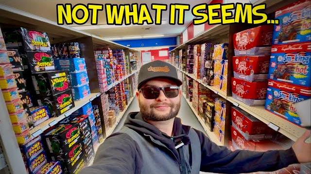This firework store is hiding a big secret… This firework store is hiding a big secret…