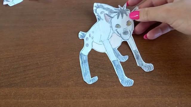 Мои бумажные игрушки король лев Мои бумажные игрушки король лев