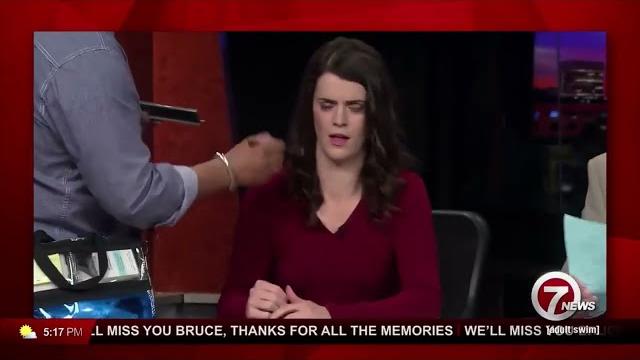 Reporter poops pants live on tv!!! Reporter poops pants live on tv!!!