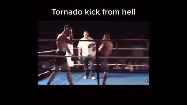 Viscious tornado kick Viscious tornado kick