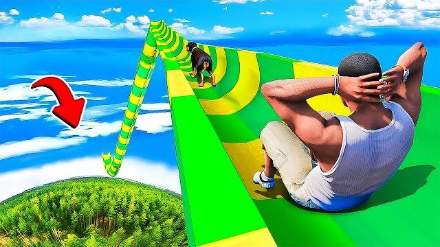 Опасный спуск со скользкой горки в аквапарке в гта 5 моды! обзор мода в gta 5 видео mods Опасный спуск со скользкой горки в аквапарке в гта 5 моды! обзор мода в gta 5 видео mods