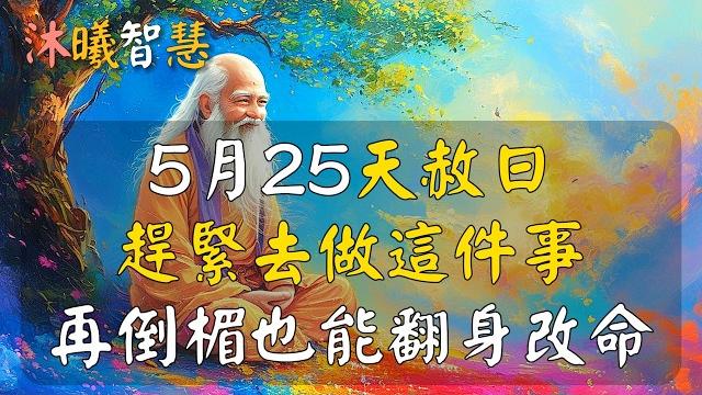 60年一遇,就在明天5月25號「天赦日」!起床之後,趕緊去做這件事,再倒楣也能翻身改命,逆天翻盤!#沐曦智慧 60年一遇,就在明天5月25號「天赦日」!起床之後,趕緊去做這件事,再倒楣也能翻身改命,逆天翻盤!#沐曦智慧