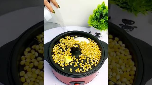 Membuat popcorn jagung dengan alat ini Membuat popcorn jagung dengan alat ini