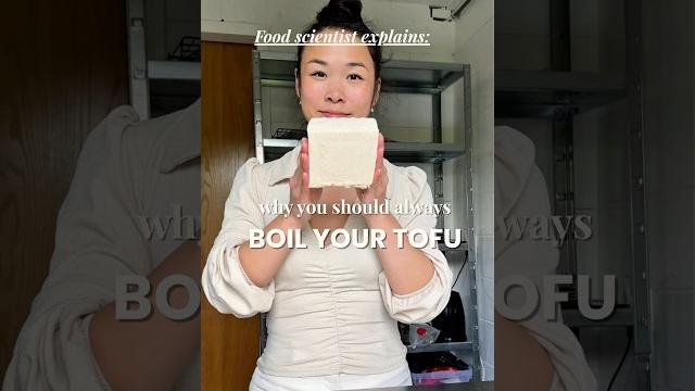 Why you should boil your tofu | food scientist explains Why you should boil your tofu | food scientist explains