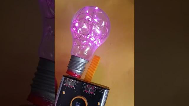 I turned an old bulb into a usb night light! #shorts I turned an old bulb into a usb night light! #shorts