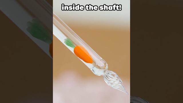 The japanese glass pen... with a carrot?! The japanese glass pen... with a carrot?!