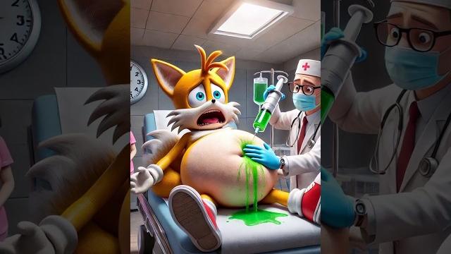 Sonic cries because of the injection in his ball-like stomach #sonic #injection #shorts Sonic cries because of the injection in his ball-like stomach #sonic #injection #shorts