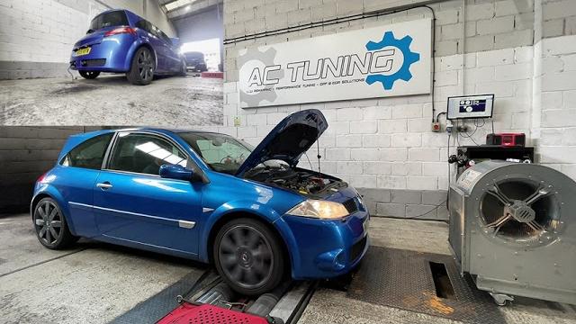 Renault megane 225 stage 1 dyno session Renault megane 225 stage 1 dyno session