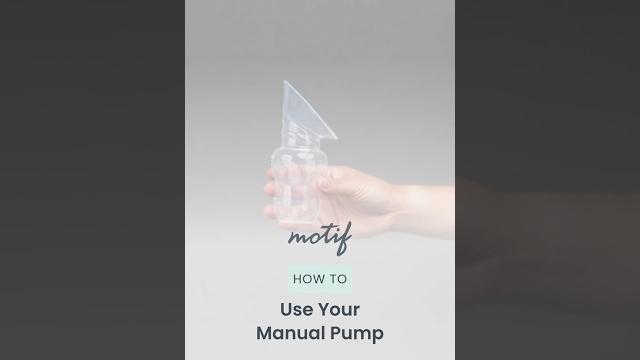 How to use your manual silicone breast pump How to use your manual silicone breast pump