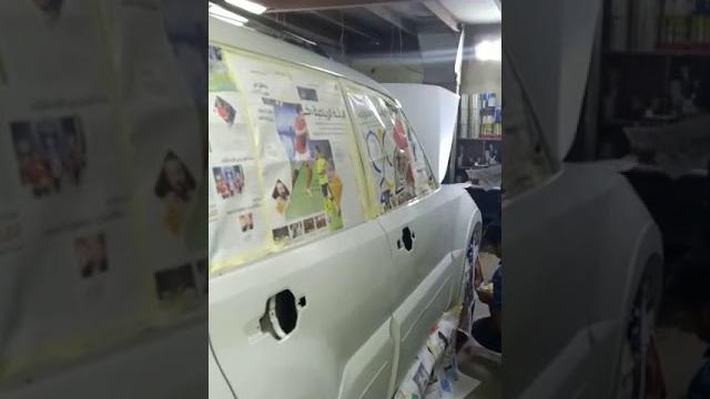 Painting job for mitsubishi pajero Painting job for mitsubishi pajero