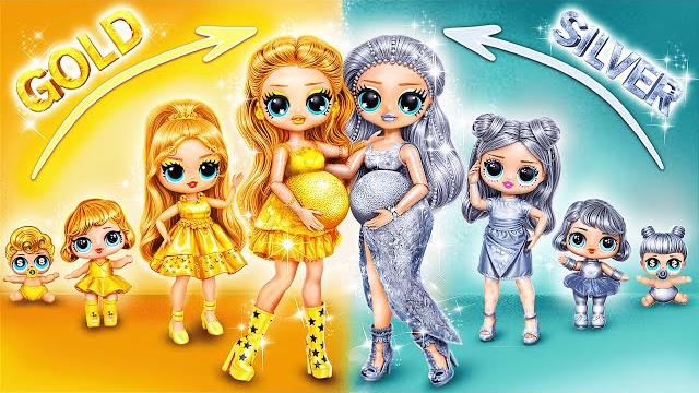 Gold vs silver lol sisters growing up! lol omg diys Gold vs silver lol sisters growing up! lol omg diys