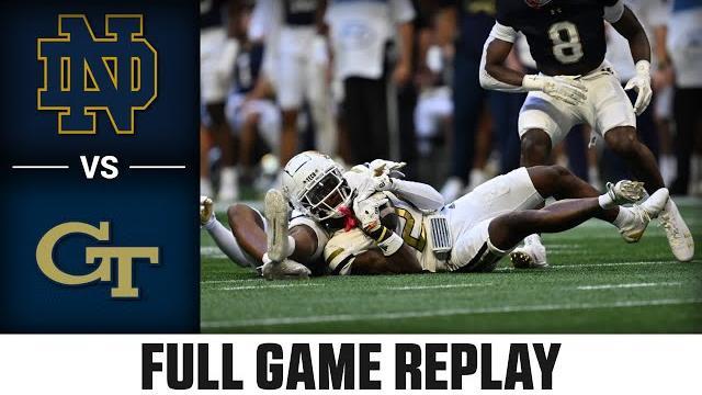 Notre dame vs. georgia tech full game replay | 2024 acc football Notre dame vs. georgia tech full game replay | 2024 acc football