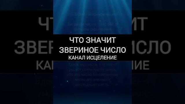 Что значит звериное число Что значит звериное число