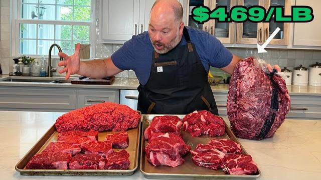 I cut all these steaks from a 20 lb beef chuck roll I cut all these steaks from a 20 lb beef chuck roll