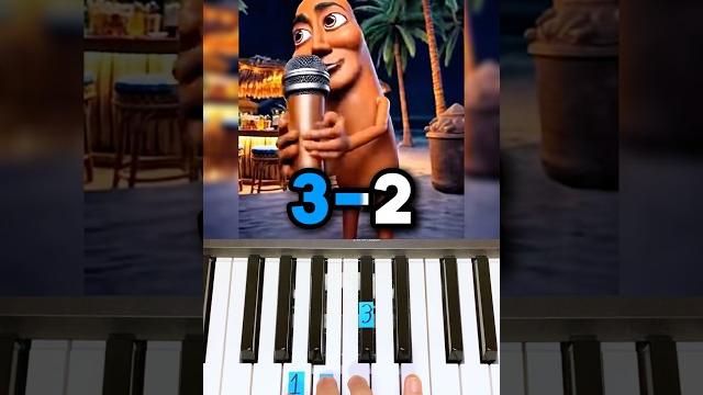Tung tung tung sahur - piano tutorial #shorts Tung tung tung sahur - piano tutorial #shorts