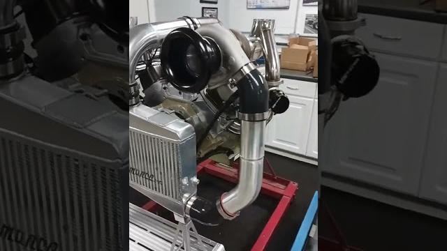 One bad ass twin turbo big block! #bbc #power #automobile #engine #fast #racing #loud #turbo #car One bad ass twin turbo big block! #bbc #power #automobile #engine #fast #racing #loud #turbo #car