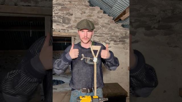Making a hazel thumb stick #hazel #stickmaking #ireland #wood #handmade #craft #hiking Making a hazel thumb stick #hazel #stickmaking #ireland #wood #handmade #craft #hiking