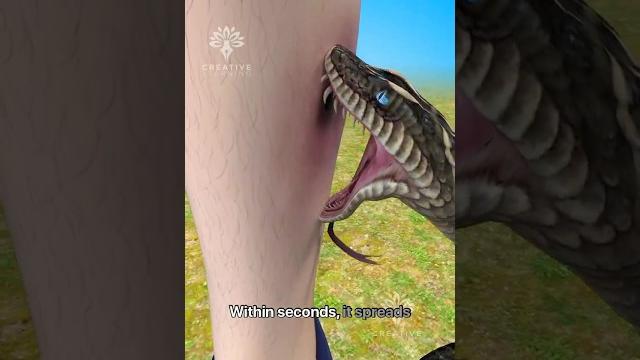 What happens inside your body when a snake bites you #snakebite #short - creativelearning3d What happens inside your body when a snake bites you #snakebite #short - creativelearning3d