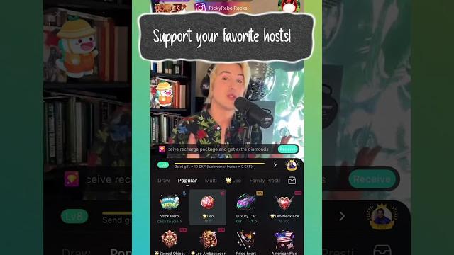 Bigo live operating guide part 3 - know deeper about hosts & support your favorite hosts Bigo live operating guide part 3 - know deeper about hosts & support your favorite hosts