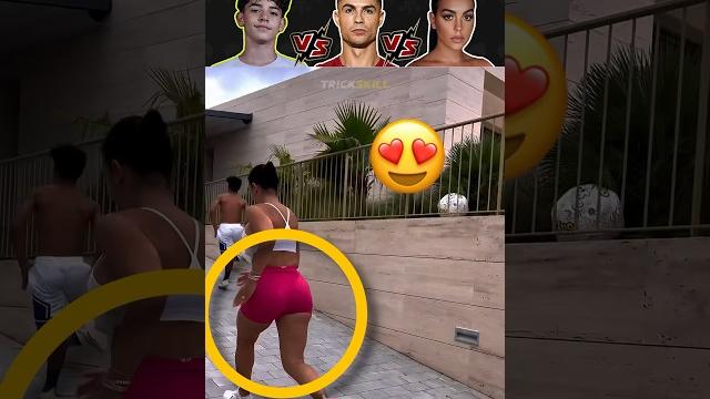 Ronaldo jr vs ronaldo vs georgina | sprint up the hill challenge️⏰ Ronaldo jr vs ronaldo vs georgina | sprint up the hill challenge️⏰