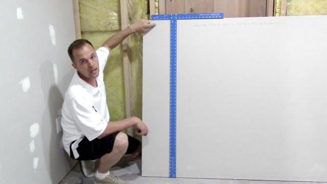 How to cut drywall / sheetrock How to cut drywall / sheetrock